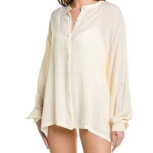 Weworewhat billow sleeve button up